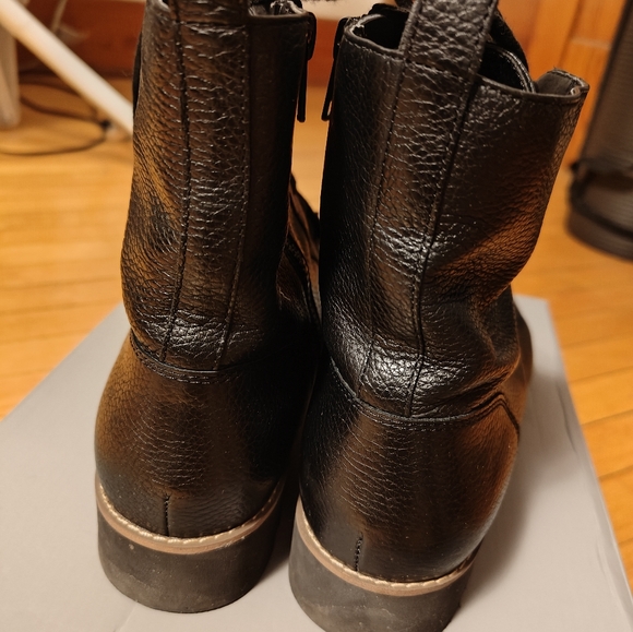 Vionic combat boots black sz 9 women - Picture 4 of 9